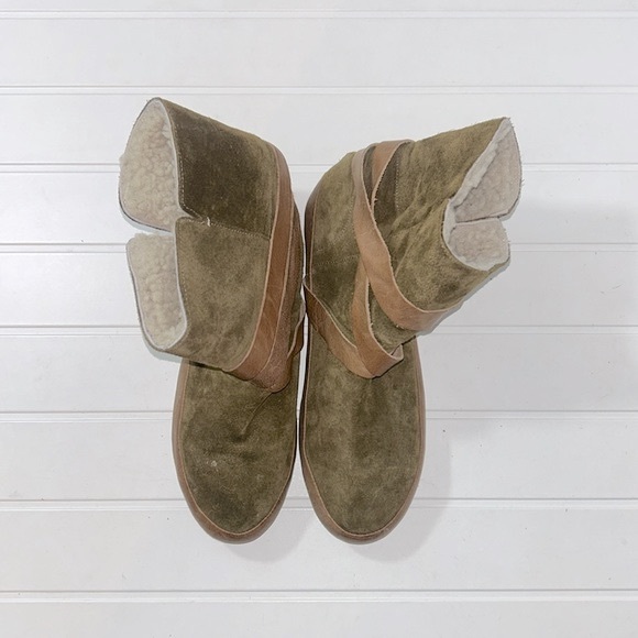 Isabel Marant Nygel Shearling Ankle Boots - Picture 2 of 12